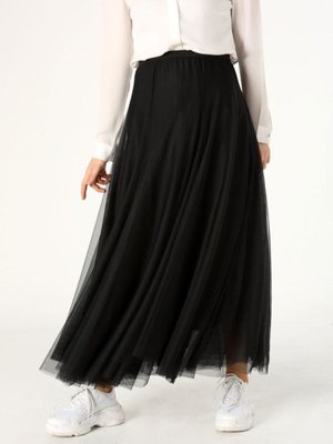 Beli Lastikli Tül Etek Beli Lastikli Tül Etek