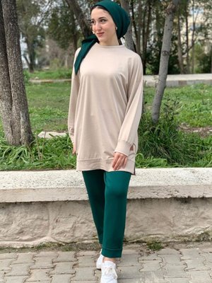 Koyu Bej Soul Puane Basic Kısa Sweat Koyu Bej Soul Puane Basic Kısa Sweat