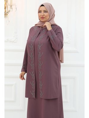 Pudra Züleyha Abiye Elbise