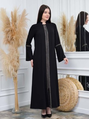 Moda Mix Fermuarlı Ferace