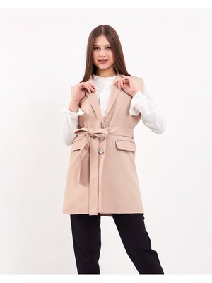 Blazer Kuşaklı Yelek Blazer Kuşaklı Yelek