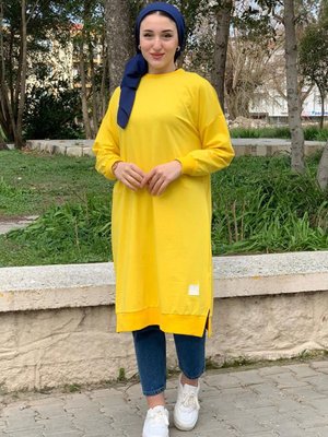 Sarı Soul Puane Uzun Sweat