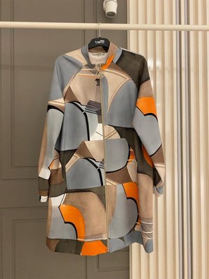 Baskılı Fermuarlı Tunik Orjinal