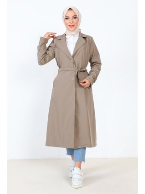 Vizon Astarlı Trençkot