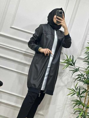 Siyah Deri Ceket K75 Siyah Deri Ceket K75