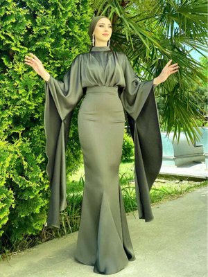 Erva Abiye Elbise Haki