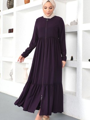 Volanlı Ferace Mürdüm