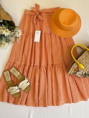 Turuncu Pötikare Kat Kat Etek