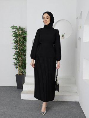 Pilise Etekli Bluz Alt Üst Takım