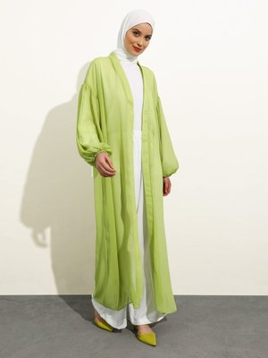 Balon Kol Şifon Ferace Bright Lime