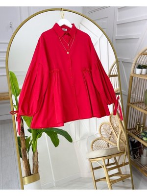 Selena Gömlek Kırmızı Selena Gömlek Kırmızı