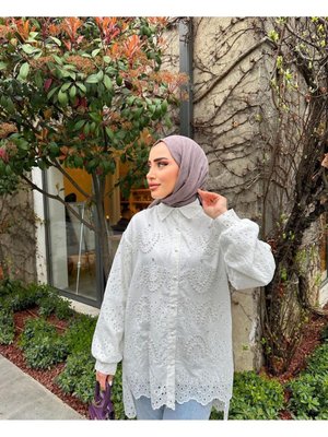 Esila İncili Brode Fisto Gömlek