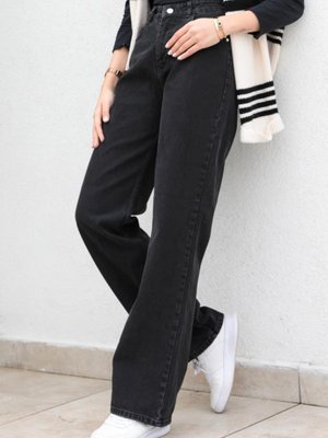 Bol Paça Pantolon Siyah