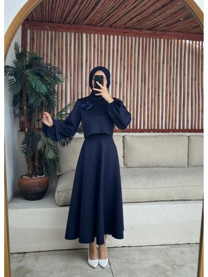 Çiçek Detaylı Scuba Takım