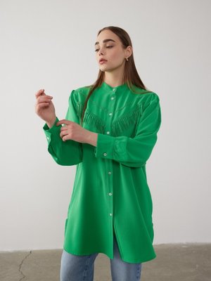 Dantel Şerit Detaylı Gömlek Dantel Şerit Detaylı Gömlek