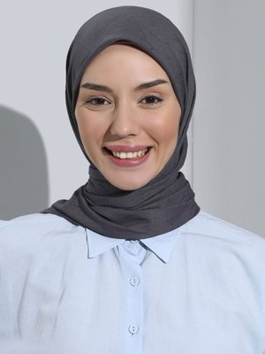 Antrasit Mevsimlik Kraş Eşarp