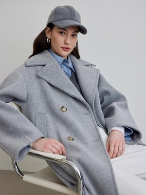 Alexa Premıum Kruvaze Kaban Gri