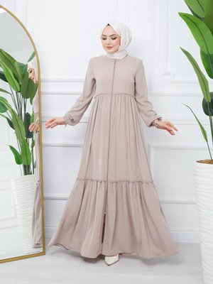 Medine İpeği Büzgülü Ferace