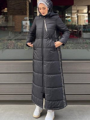 23k Yanları Düğme Detaylı Şişme Mont 23k Yanları Düğme Detaylı Şişme Mont