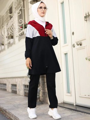 Bordo İkili Eşofman Takımı