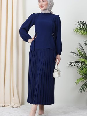 Asude İkili Takım Lacivert