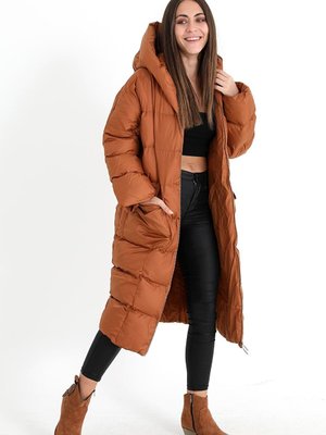 Kapüşonlu Oversize Yarasa Kol Şişme Mont Kapüşonlu Oversize Yarasa Kol Şişme Mont