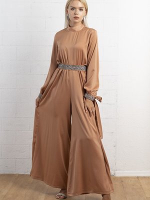 Abiye Taşlı Tulum Soğan Kabuğu