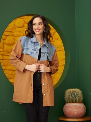 Denim Dokuma Kumaş Gömlek