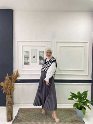 Saten Piliseli Etek, Yazlık Etek