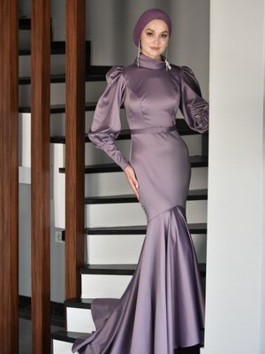 Deniz Yıldızı Lila Abiye Elbise Deniz Yıldızı Lila Abiye Elbise