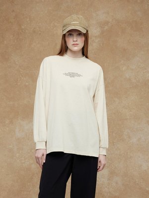 Manşetli Baskılı Sweatshırt Always