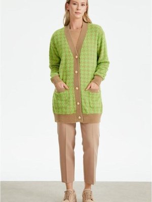 Küçük Kazaayak Desenli Khırka Qks Hırka #23 12# Küçük Kazaayak Desenli Khırka Qks Hırka #23 12#