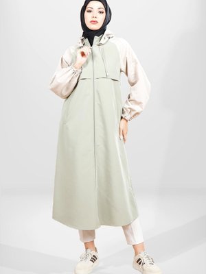 Su Yeşili Trençkot