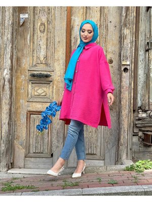 Düğmeli Aerobin Gömlek