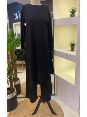 Triko Tunik Siyah Triko Tunik Siyah
