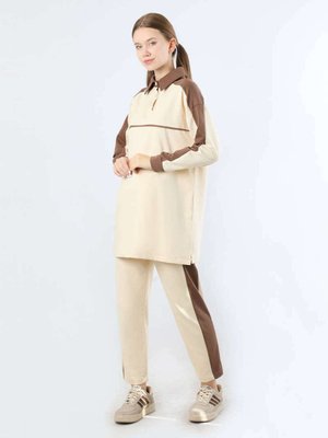 Garnili Spor Takım Krem Garnili Spor Takım Krem