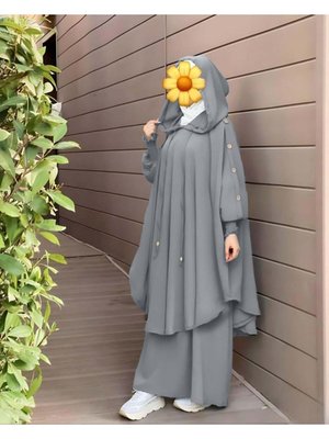 Kadın Kapşonlu Çarşaf Takımı Yeni Model Kadın Kapşonlu Çarşaf Takımı Yeni Model