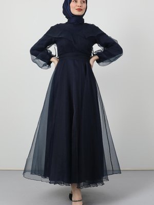 Dilay Abiye Elbise Lacivert Dilay Abiye Elbise Lacivert