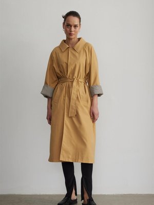 Camel Ekose Astarlı Basic Trençkot