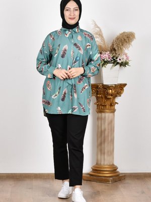 Yeşil Trend Gömlek