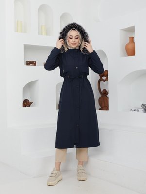 Uzun İçi Kürklü Genç Spor Kışlık Mont Kaban