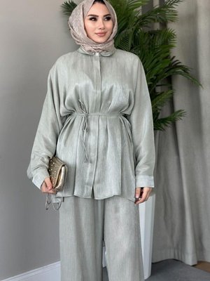 Su Pantolon Takım Mint