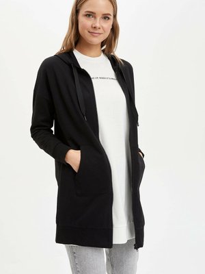 Modest Siyah Regular Fit Kapüşonlu Hırka M9097az.20sp.bk27