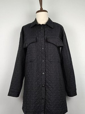 Çıt Çıtlı Kapitone Gömlek Siyah Çıt Çıtlı Kapitone Gömlek Siyah