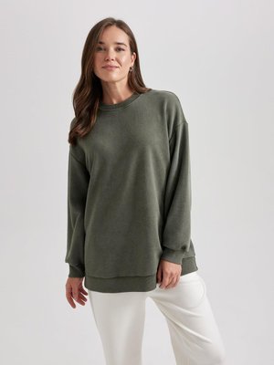 Regular Fit Bisiklet Yaka Sweatshirt Tunik