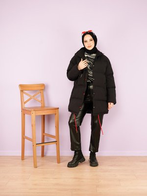 Halka Detaylı Şişme Mont Halka Detaylı Şişme Mont