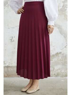 Mürdüm Luisa Beli Lastik Piliseli Etek