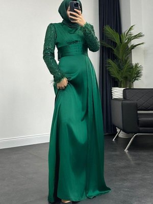 Doğa Abiye Elbise Zümrüt Doğa Abiye Elbise Zümrüt