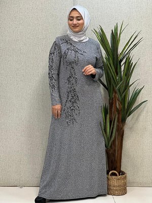 Likralı Taşlı Abiye Elbise Likralı Taşlı Abiye Elbise