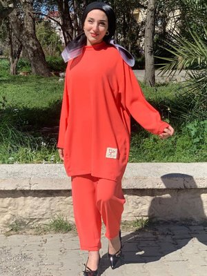 Coral Arma Nakışlı Basic Takım Coral Arma Nakışlı Basic Takım